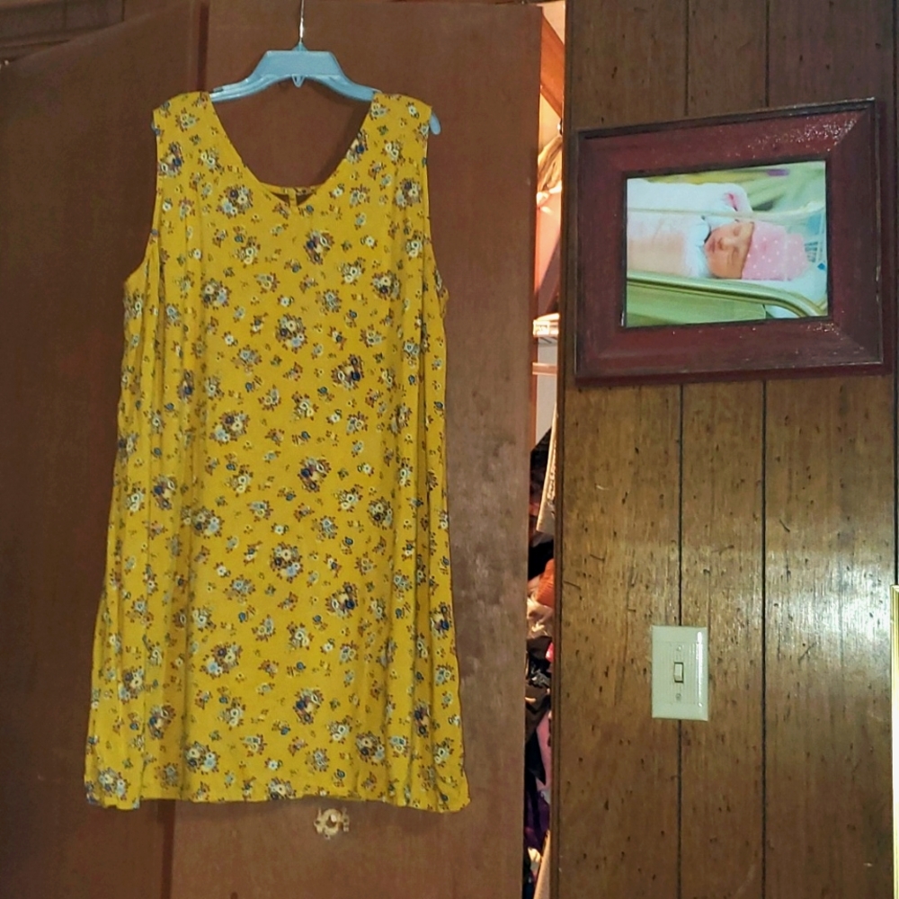 Beautiful summer dress with back detail. Maurices XL